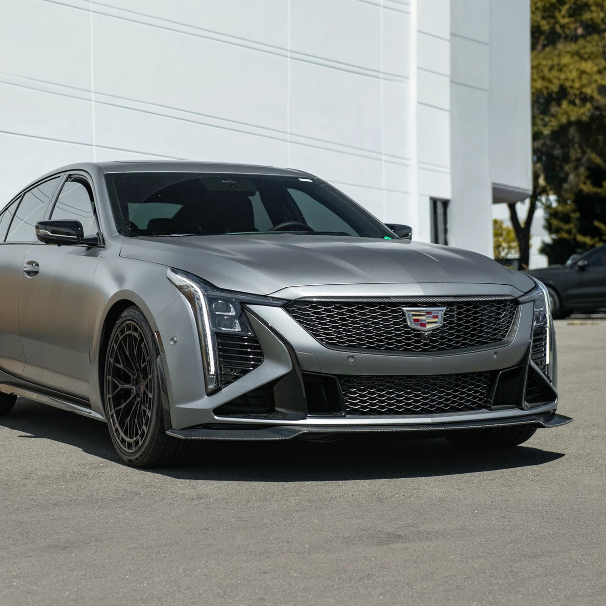2025-Up Cadillac CT5-V Blackwing Carbon Fiber Factory Style Front Bumper Splitter Lip Replacement