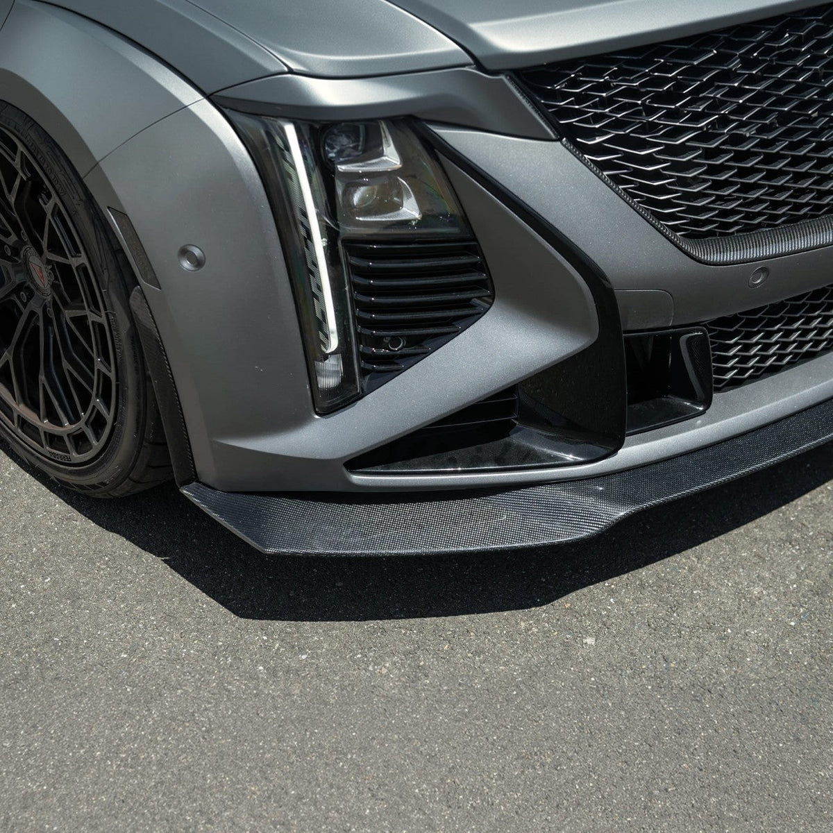 2025-Up Cadillac CT5-V Blackwing Carbon Fiber Factory Style Front Bumper Splitter Lip Replacement