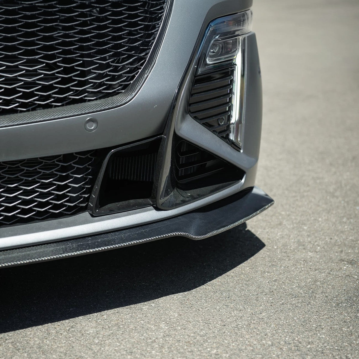 2025-Up Cadillac CT5-V Blackwing Carbon Fiber Factory Style Front Bumper Splitter Lip Replacement