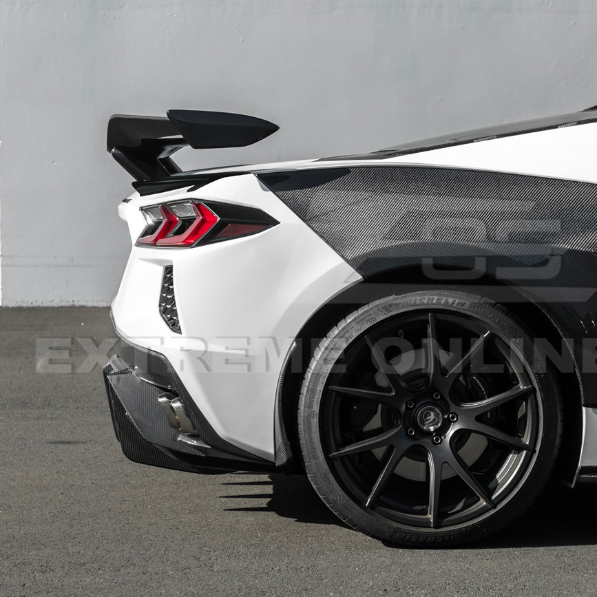 Z06 Conversion Corvette C8 All Model DRY CARBON FIBER Rear High Wing