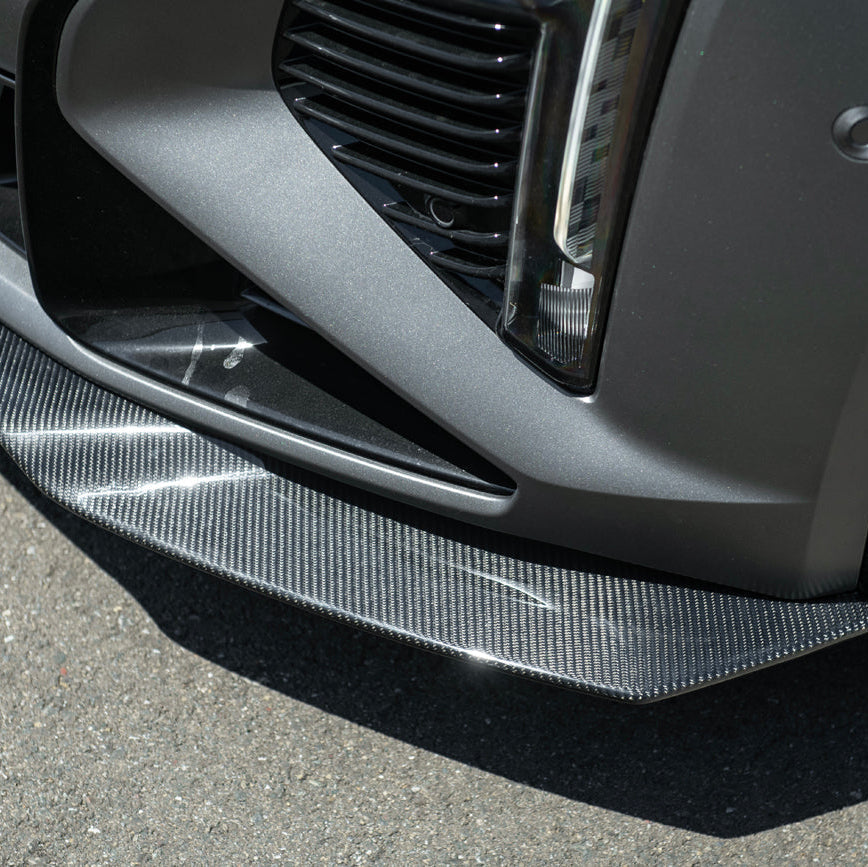 2025-Up Cadillac CT5-V Blackwing | Factory Dry Carbon Fiber Front Lip Splitter