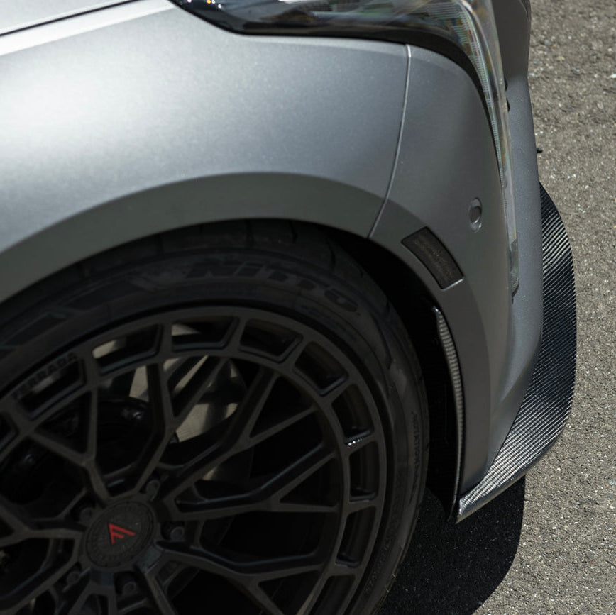 2025-Up Cadillac CT5-V Blackwing | Extended CARBON FIBER Front Lip Splitter