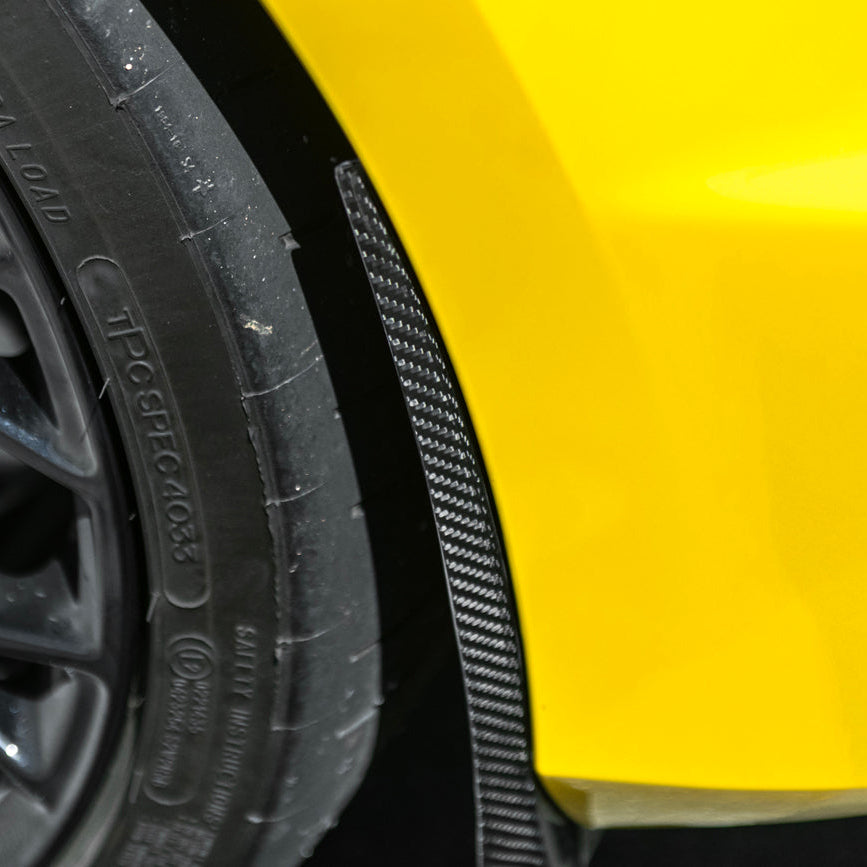 Corvette C8 Z06 Extended V2 Rear Mud Flaps Splash Guards