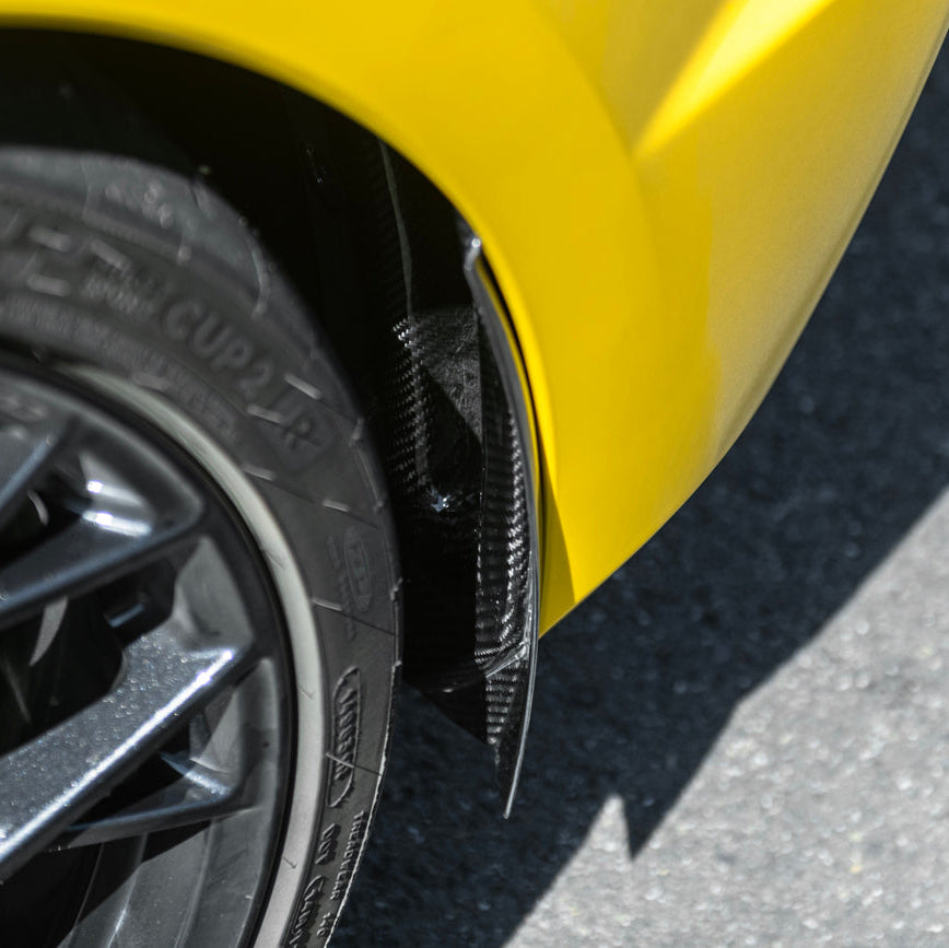 Corvette C8 Z06 Extended V2 Rear Mud Flaps Splash Guards
