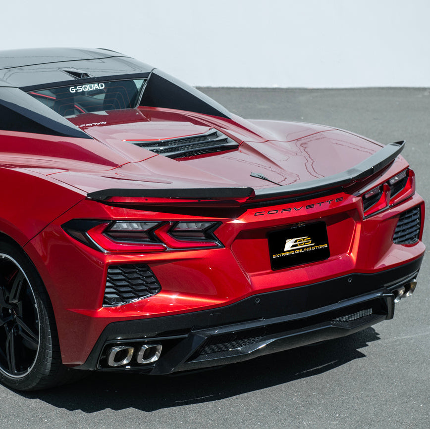 Corvette C8 Stingray | Z06 Style Wickerbill Rear Trunk Spoiler