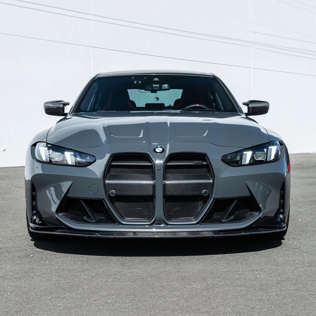 2021-Present BMW G80 M3 G82 M4 | MHC Style Carbon Fiber Front Bumper Lip Splitter