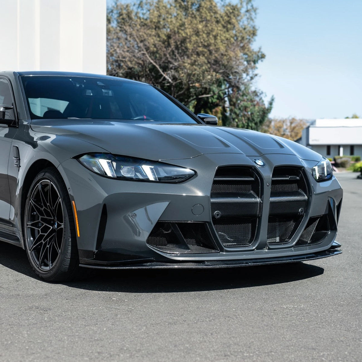 2021-Present BMW G80 M3 G82 M4 | MHC Style Carbon Fiber Front Bumper Lip Splitter