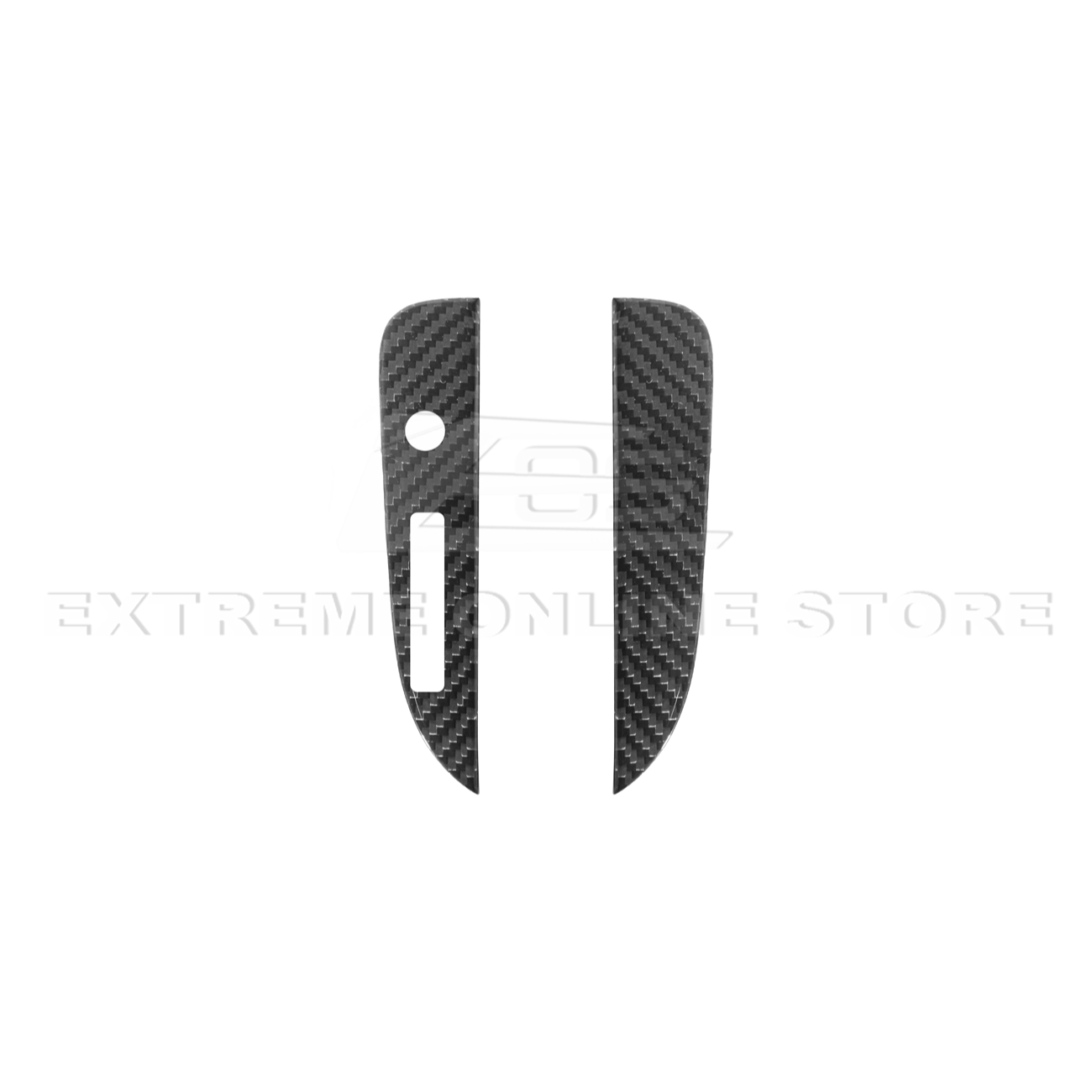 2015-23 Ford Mustang DRY CARBON FIBER Center Gear Shift Panel Trim Cover