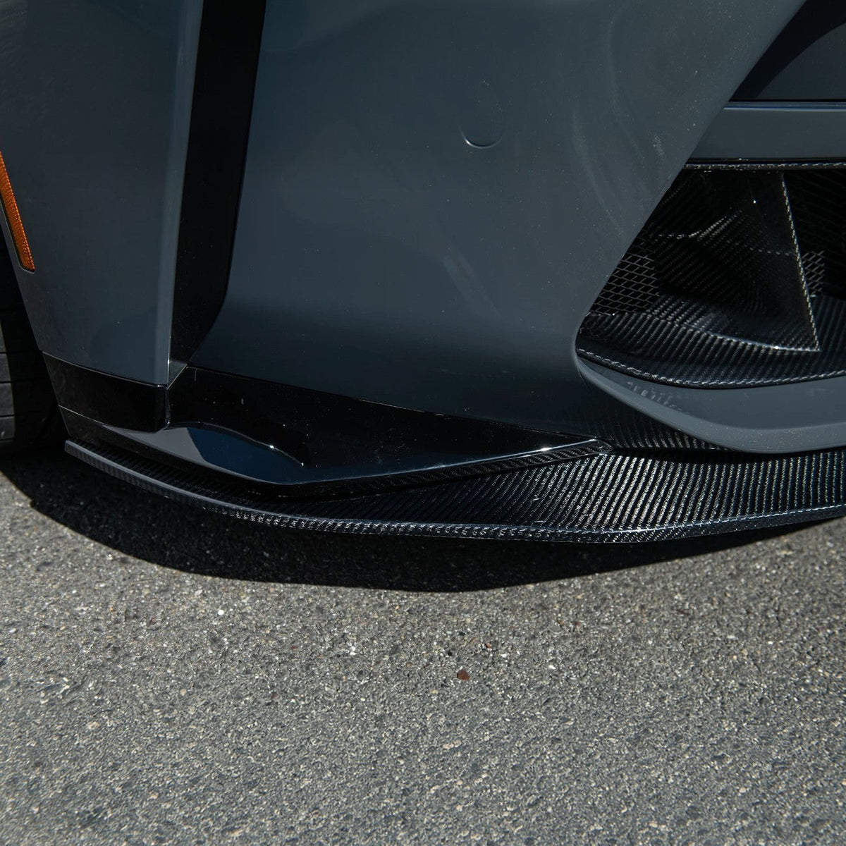 2021-Present BMW G80 M3 G82 M4 | MHC Style Carbon Fiber Front Bumper Lip Splitter