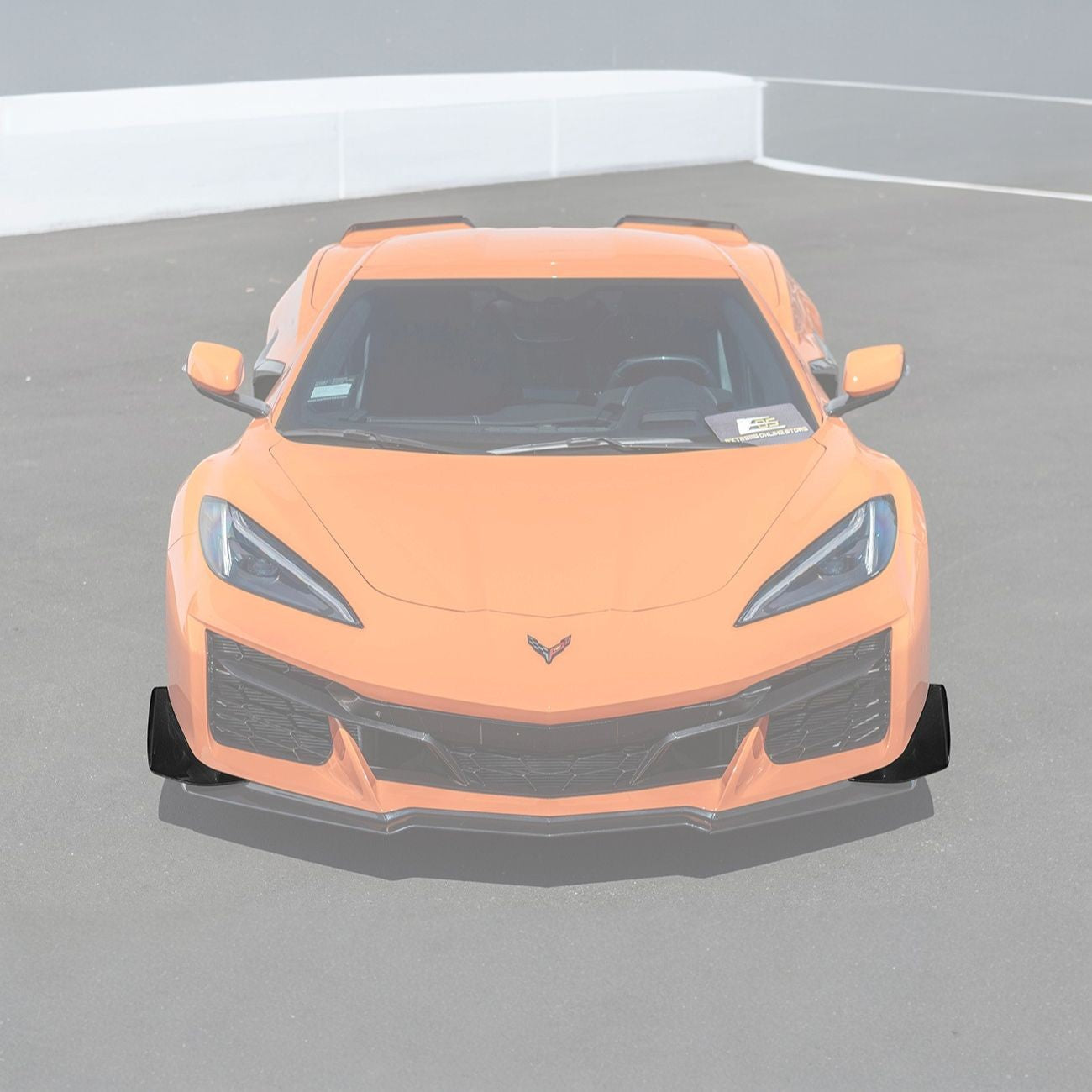 Corvette C8 Carbon Fiber Front Bumper Side Canards