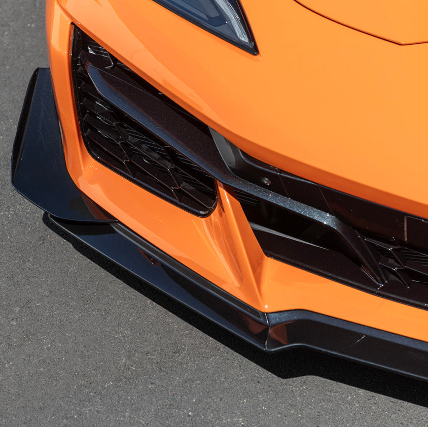 Corvette C8 Z06 | Z07 Package Dry Carbon Fiber Front Splitter & Canards