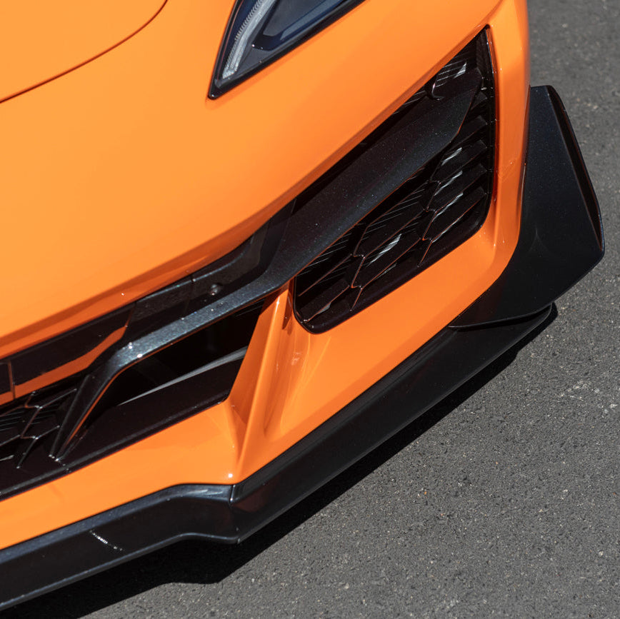 Corvette C8 Z06 | Z07 Package Dry Carbon Fiber Front Splitter & Canards