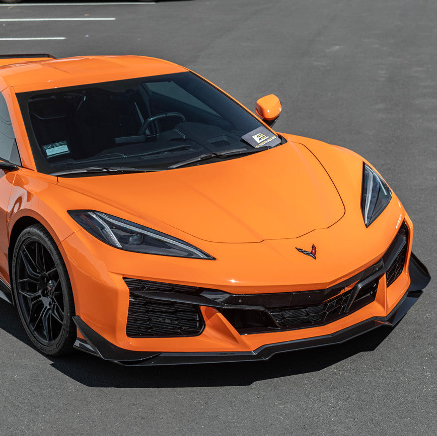Corvette C8 Z06 | Z07 Package Dry Carbon Fiber Front Splitter & Canards