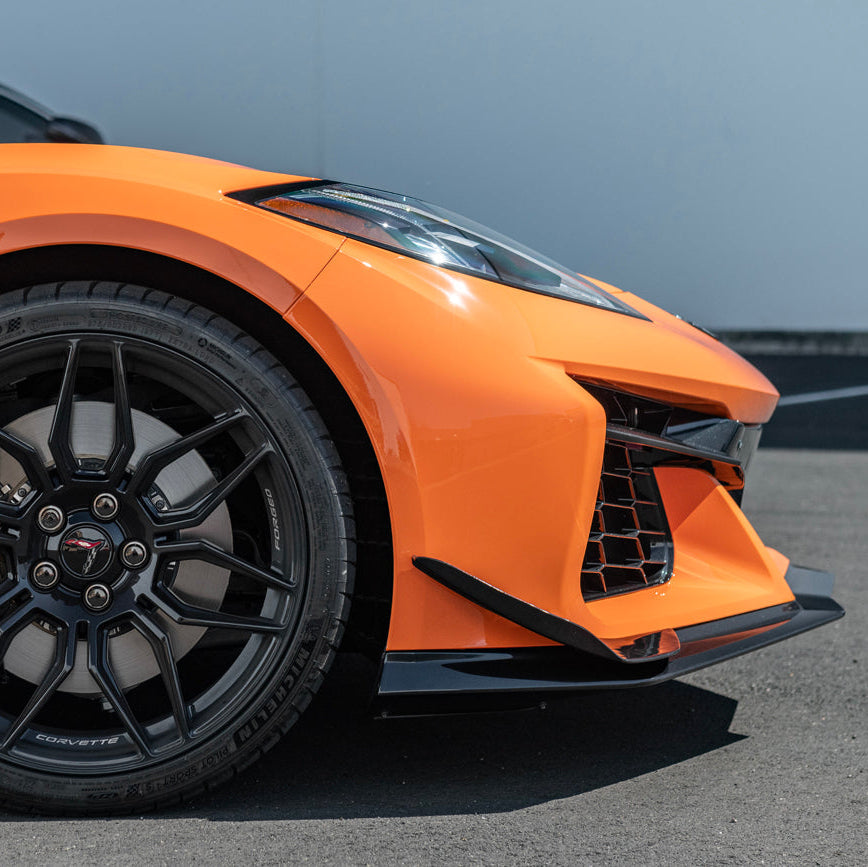 Corvette C8 Z06 | Z07 Package Dry Carbon Fiber Front Splitter & Canards