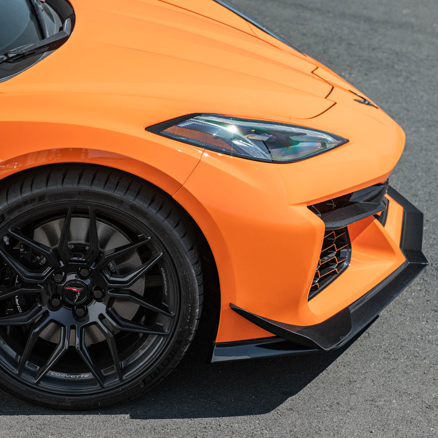 Corvette C8 Z06 | Z07 Package Dry Carbon Fiber Front Splitter & Canards