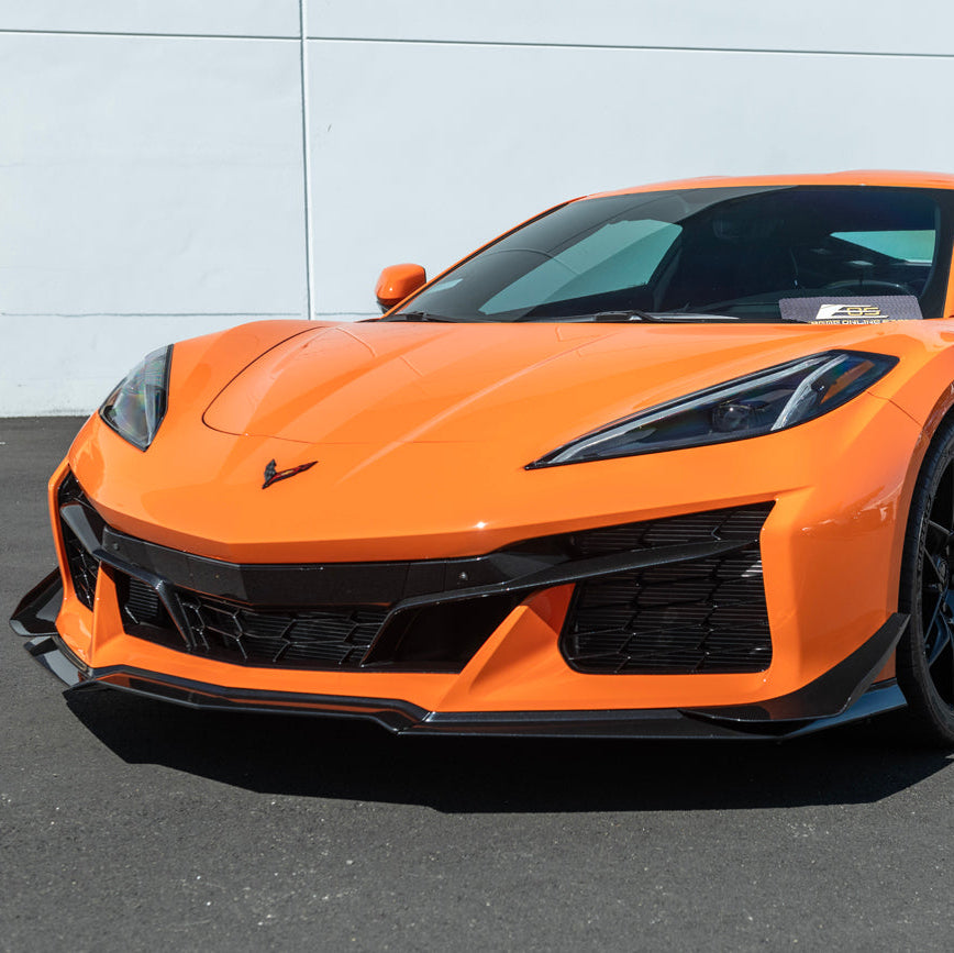 Corvette C8 Z06 | Z07 Package Dry Carbon Fiber Front Splitter & Canards