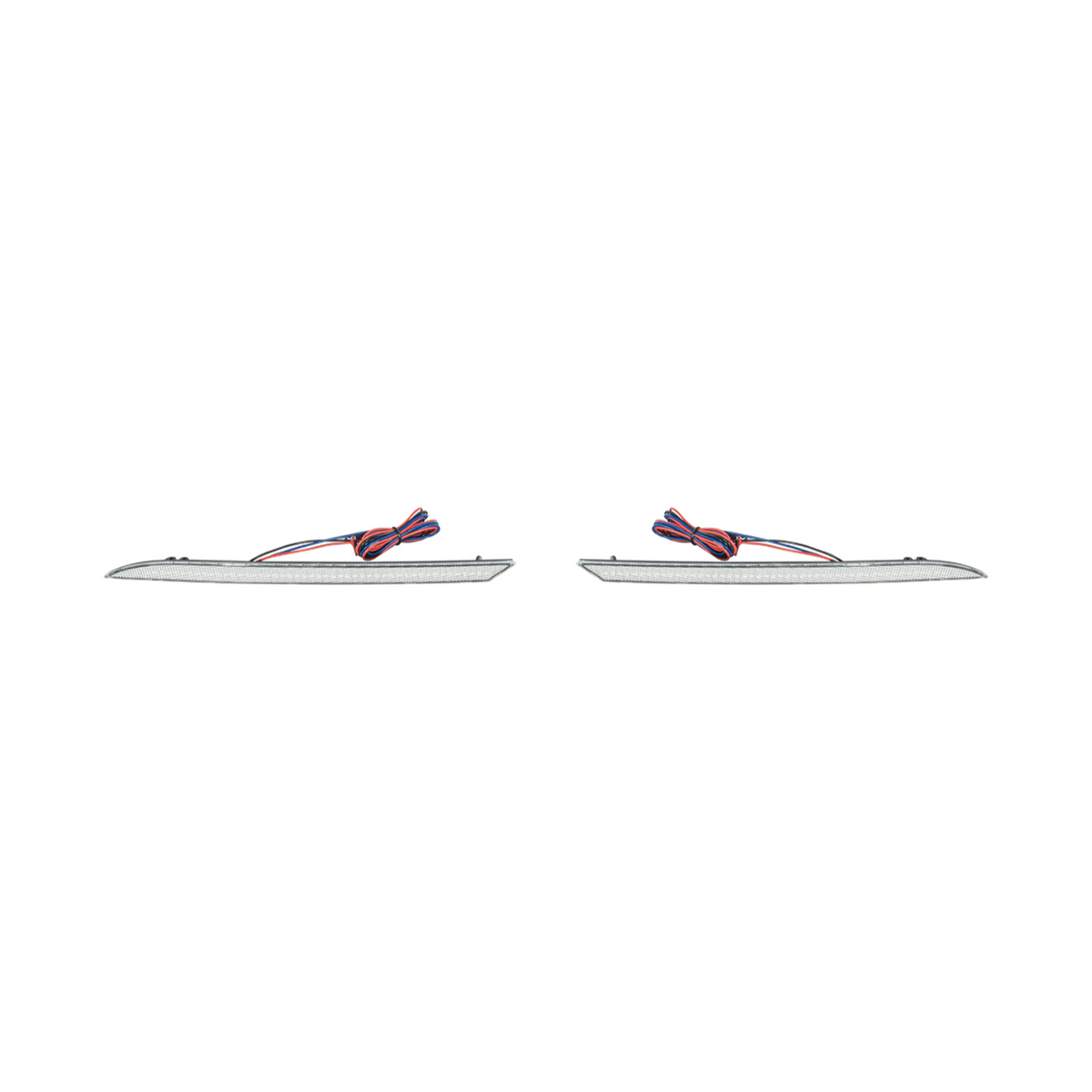 2024-Up Ford Mustang S650 | Rear Bumper Red LED Reflector Light Set