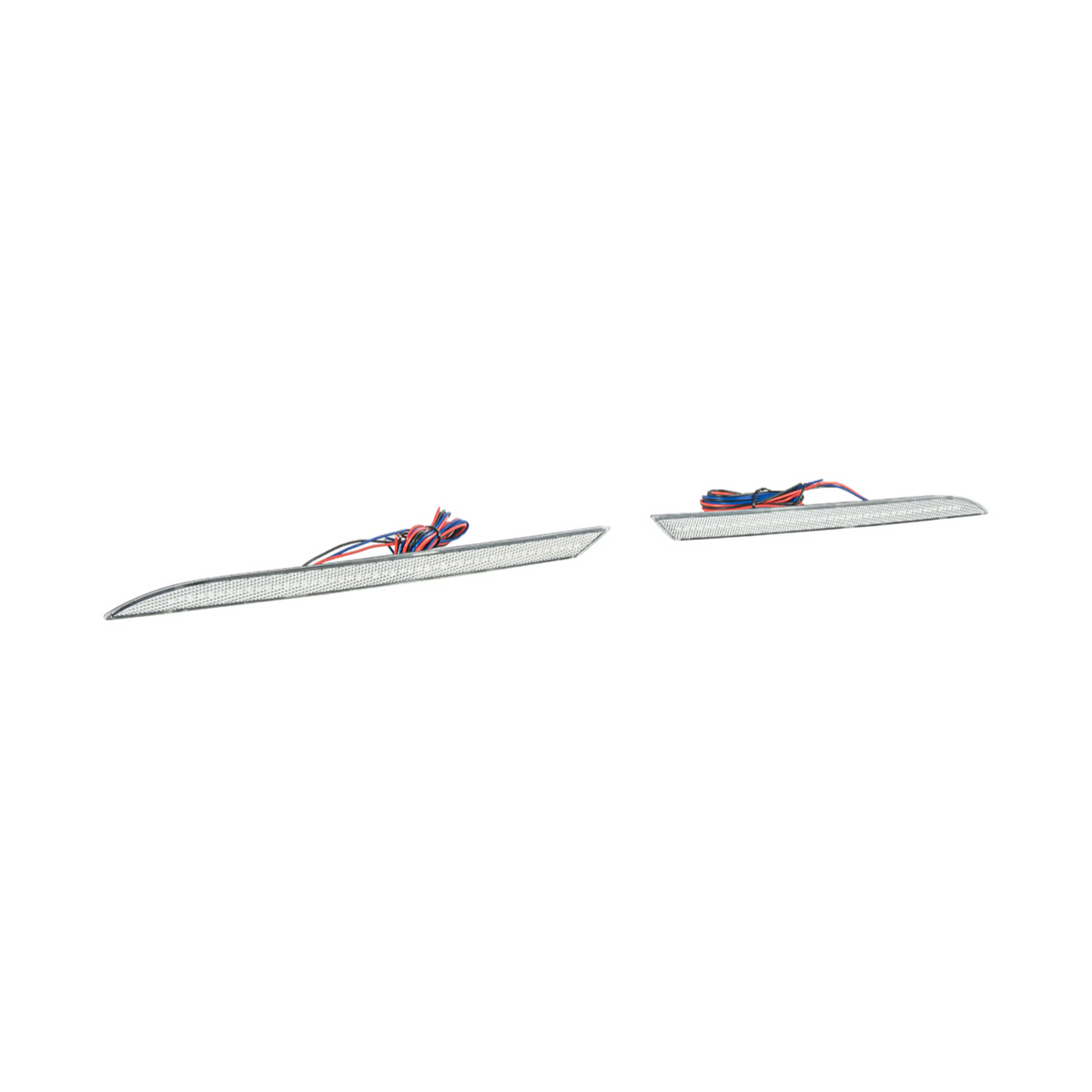 2024-Up Ford Mustang S650 | Rear Bumper Red LED Reflector Light Set
