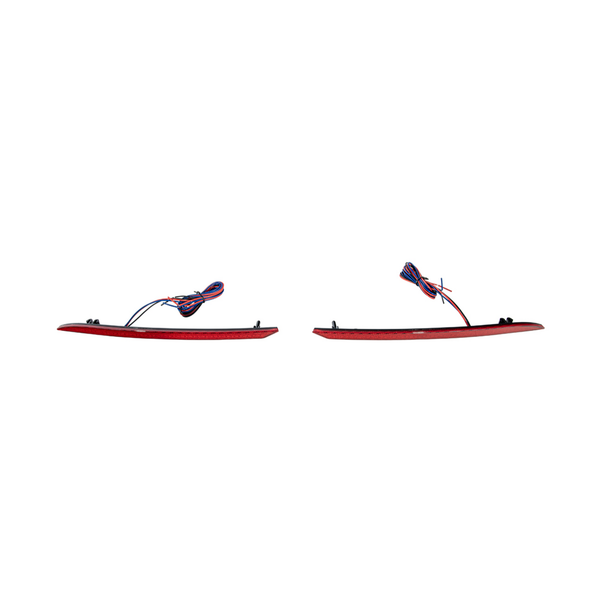 2024-Up Ford Mustang S650 | Rear Bumper Red LED Reflector Light Set