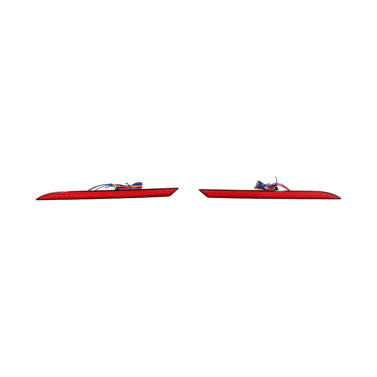 2018-23 Ford Mustang S550 | Rear Bumper Red LED Reflector Light Set