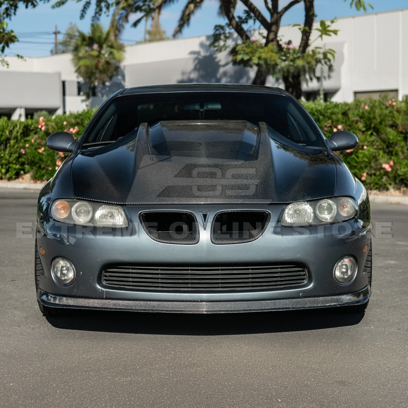 2004-06 Pontiac GTO ZR1 Style Front Bumper Hood Vented Cover