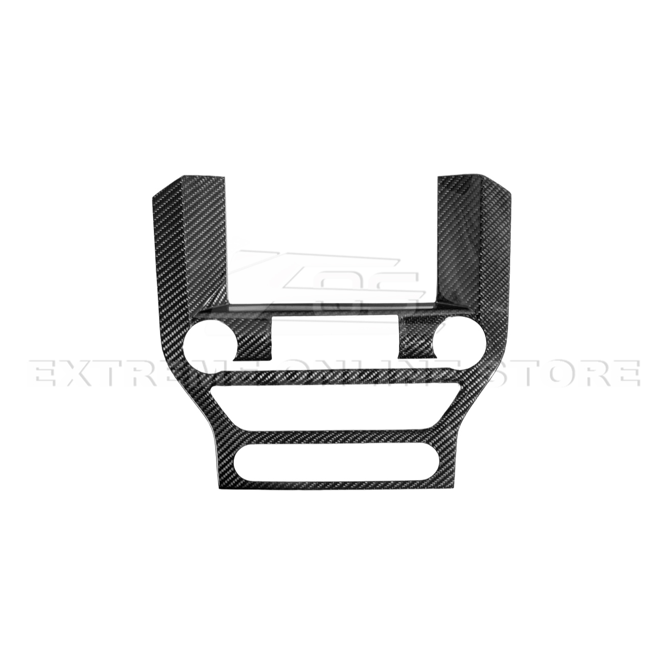 2015-23 Ford Mustang DRY CARBON FIBER Center Console Control Panel Cover
