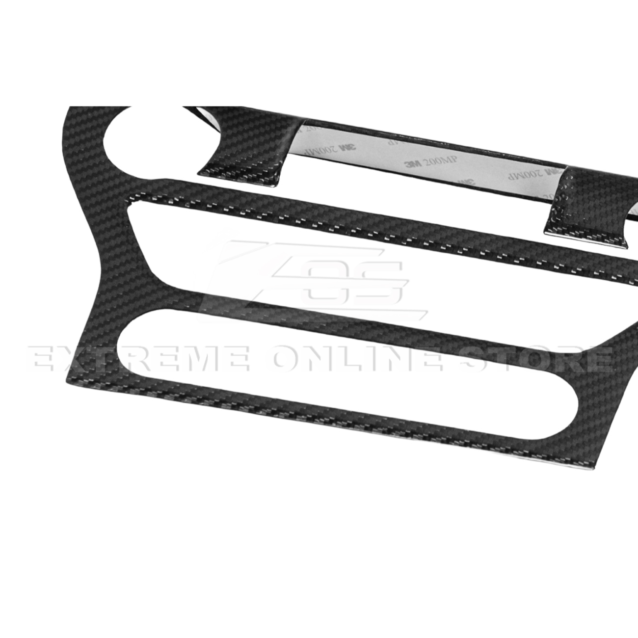 2015-23 Ford Mustang DRY CARBON FIBER Center Console Control Panel Cover