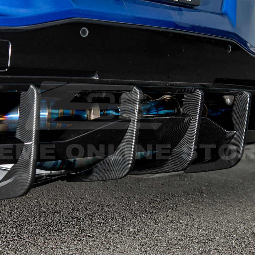 Corvette C8 Stingray DRY CARBON FIBEr Add-On Rear Diffuser Fin
