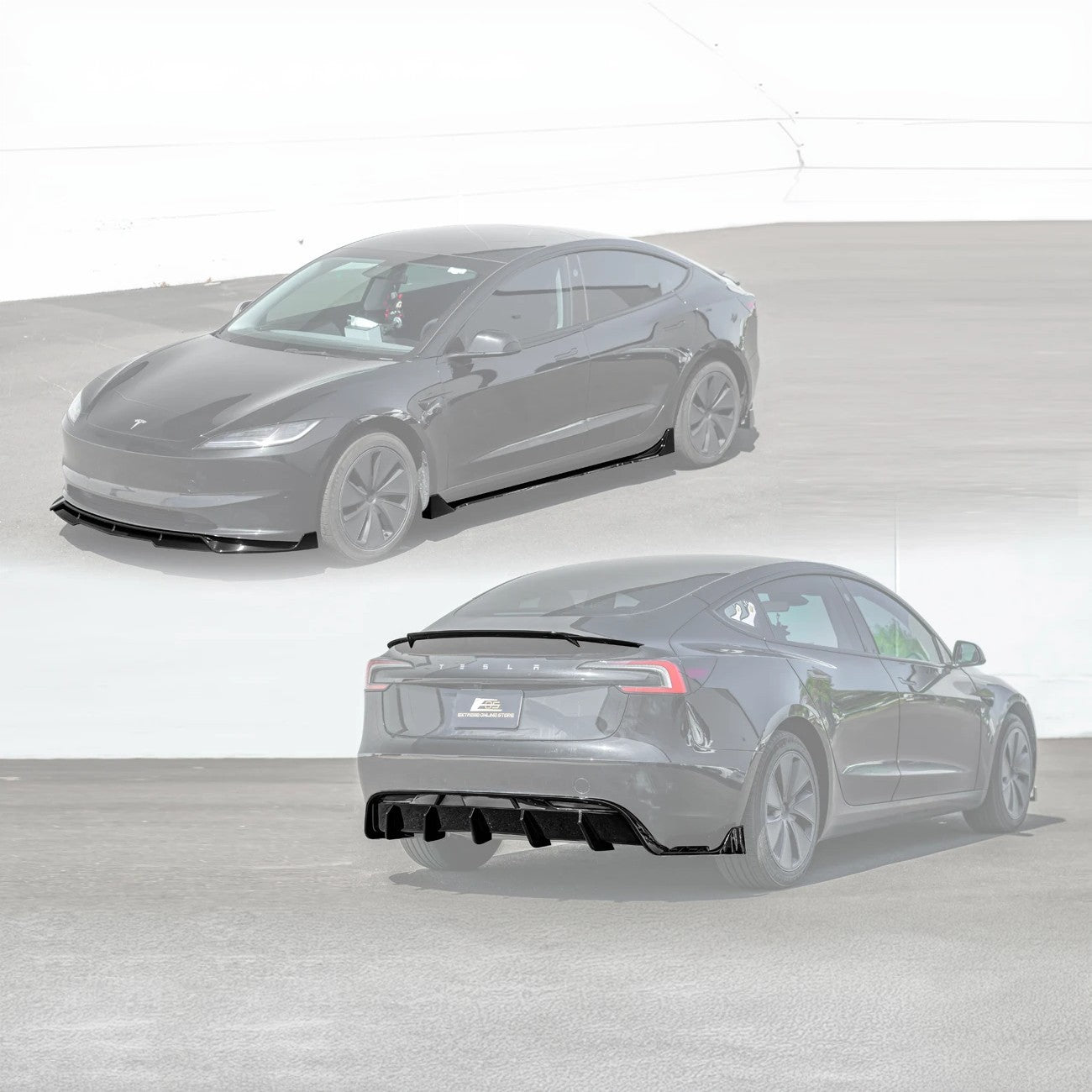 2024-Up Tesla Model 3 Highland Performance Body Kit