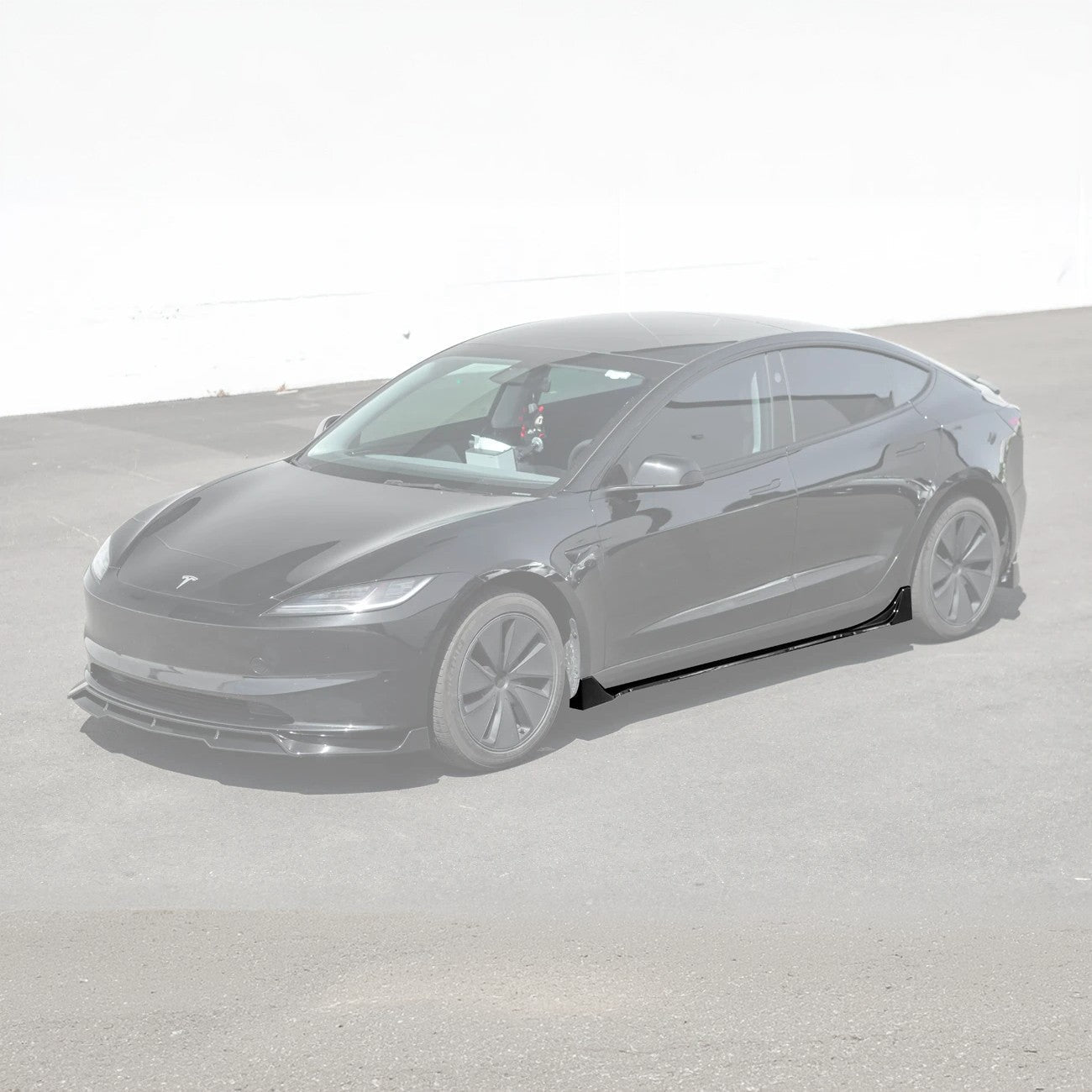 2024-Up Tesla Model 3 Track Style Side Skirts Rocker Panel
