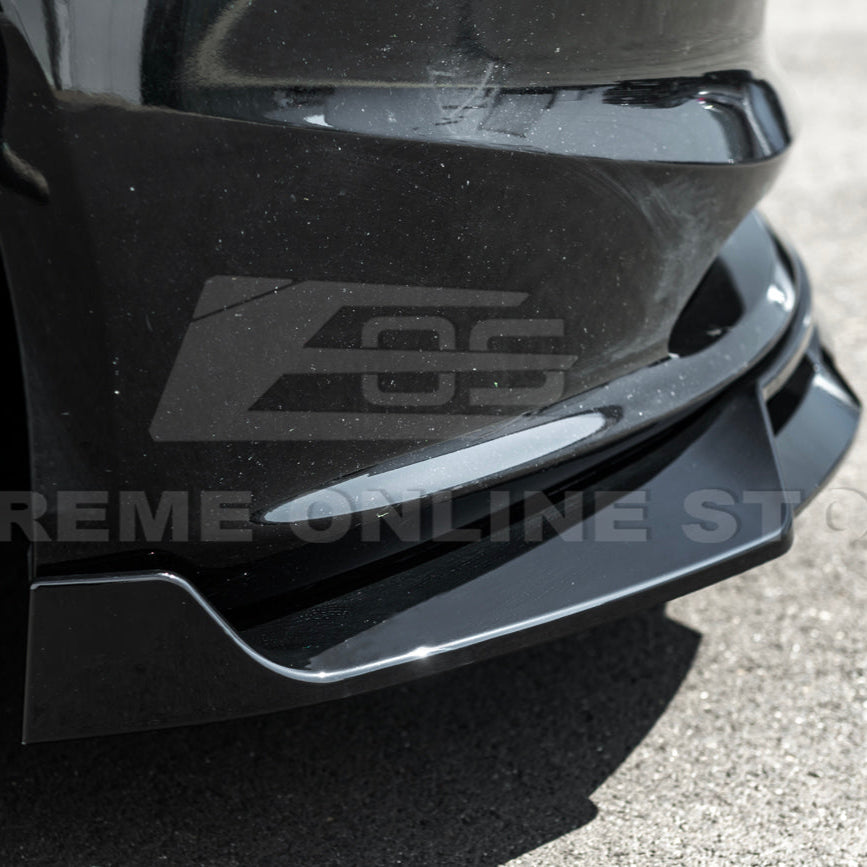 2024-Up Tesla Model 3 Performance Style Front Bumper Lip Splitter