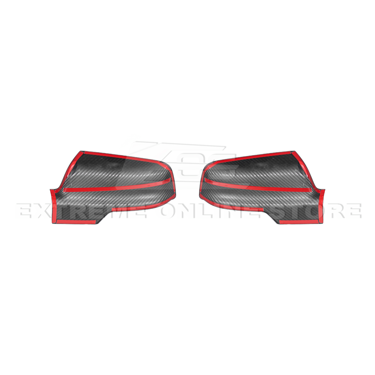 2019-Up Ram 1500 | Factory Style Dry Carbon Fiber Tape On Side Mirror Cap Covers