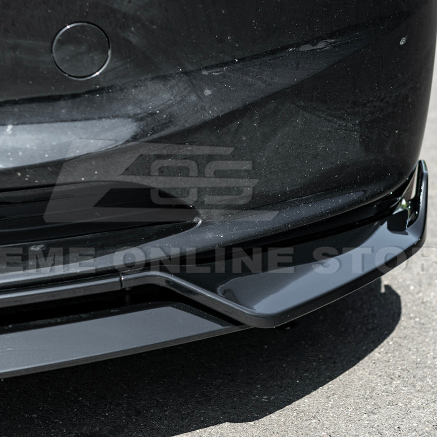 2024-Up Tesla Model 3 Performance Style Front Bumper Lip Splitter