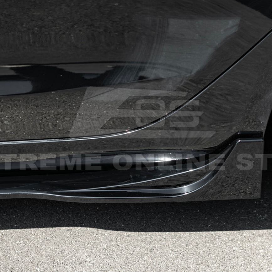 2024-Up Tesla Model 3 Performance Style Side Skirts Rocker Panel Pair