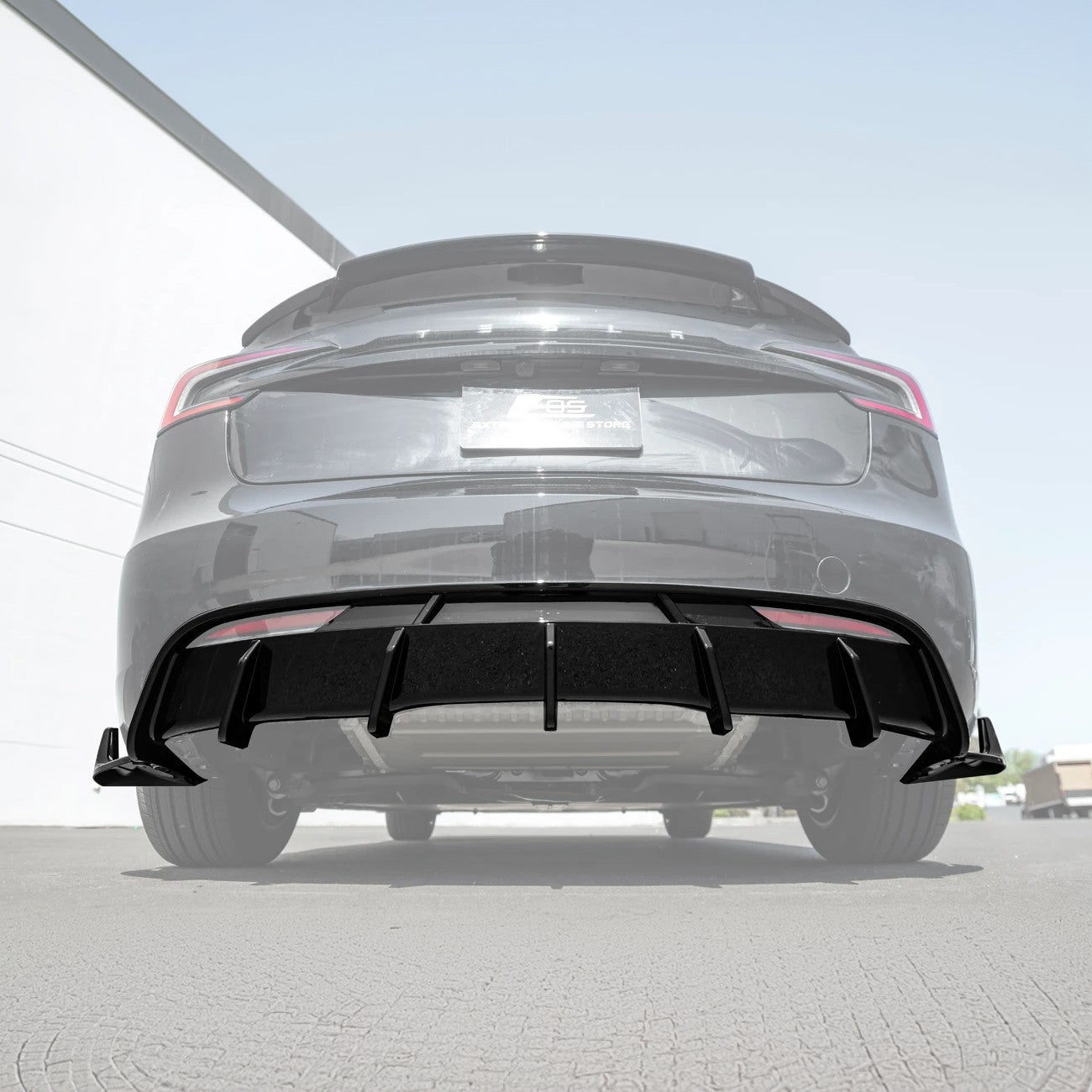 2024-Up Tesla Model 3 Performance Style Rear Bumper Diffuser Lip