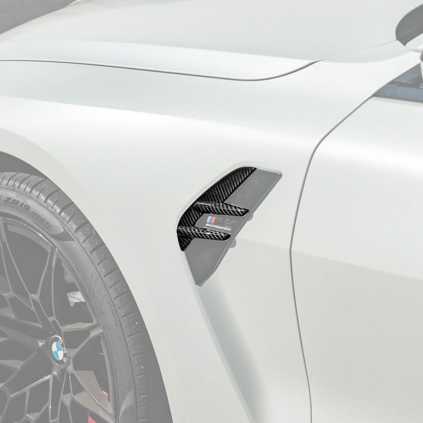 2021-Up BMW G82 G83 M4 Factory Replacement CARBON FIBER Side Fender Vent Covers