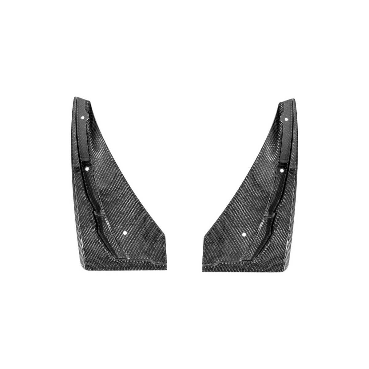 2020-2026 Cadillac CT4 & CT4-V Blackwing | Carbon Fiber Mud Flaps Splash Guards