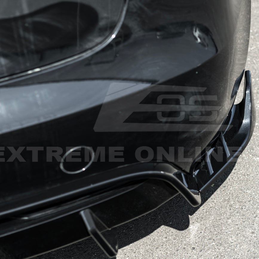 2024-Up Tesla Model 3 Performance Style Rear Bumper Diffuser Lip