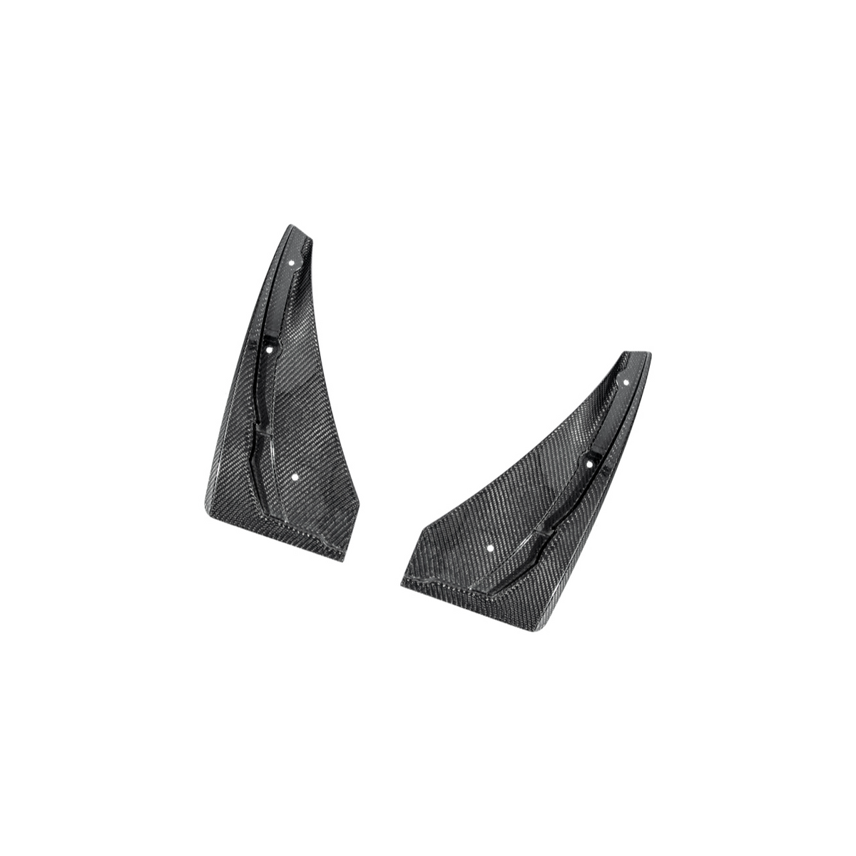 2020-2026 Cadillac CT4 & CT4-V Blackwing | Carbon Fiber Mud Flaps Splash Guards