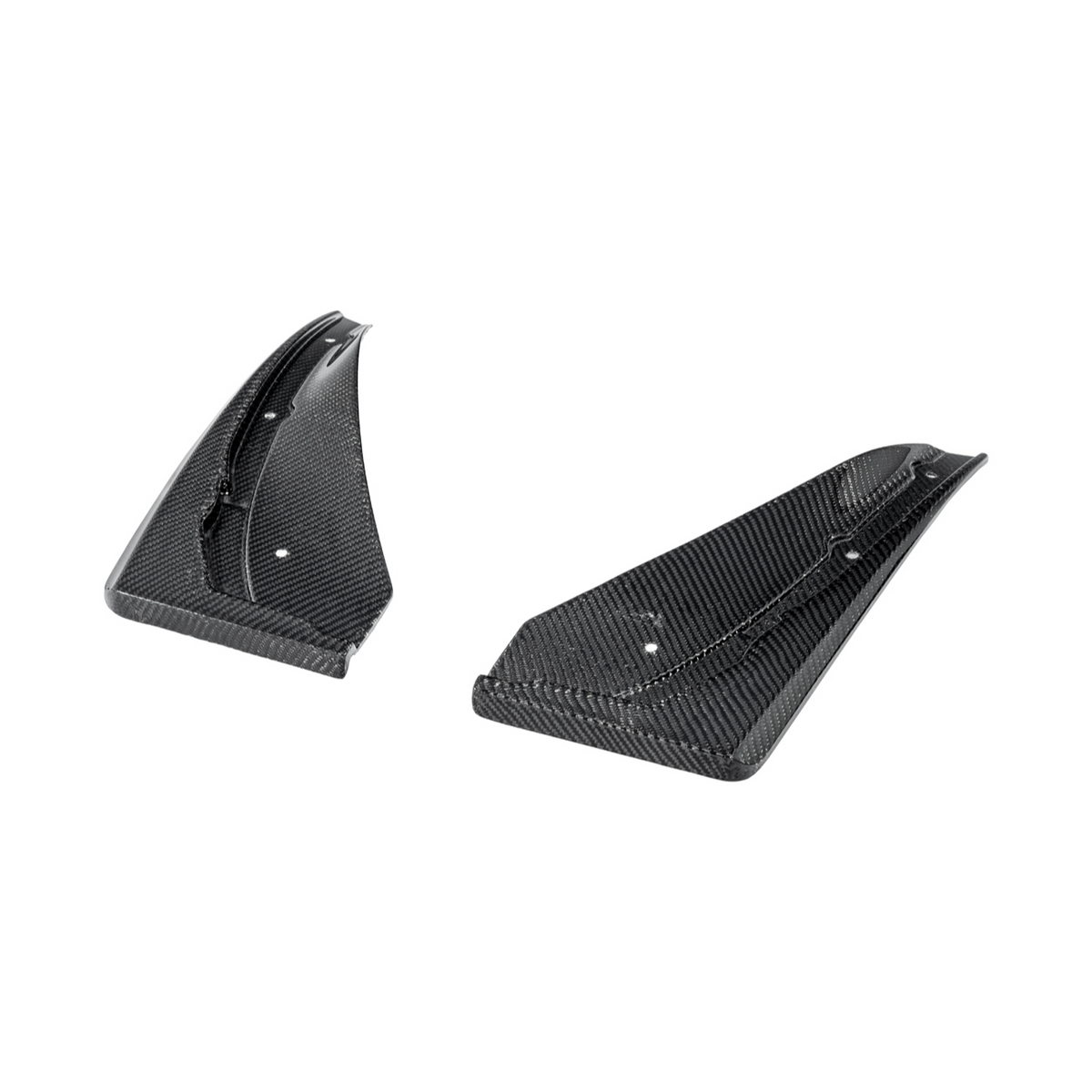 2020-2026 Cadillac CT4 & CT4-V Blackwing | Carbon Fiber Mud Flaps Splash Guards