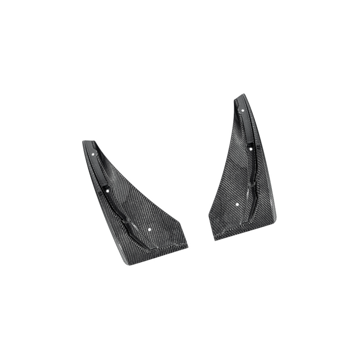 2020-2026 Cadillac CT4 & CT4-V Blackwing | Carbon Fiber Mud Flaps Splash Guards