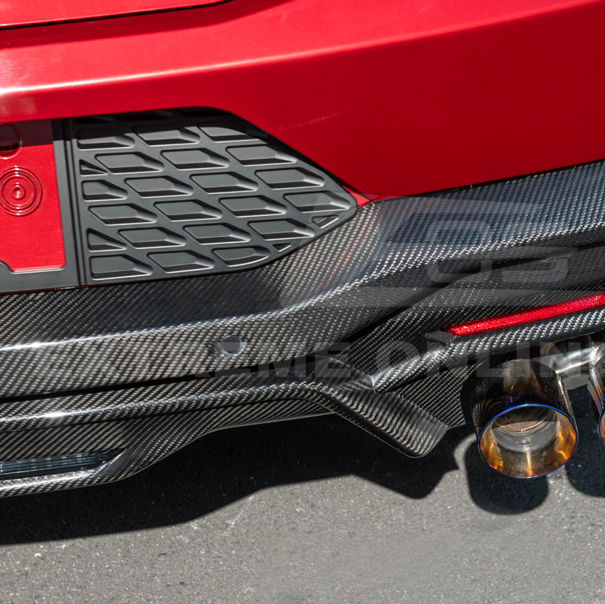 2024+ Ford Mustang V2 Package Carbon Fiber Rear Bumper Diffuser