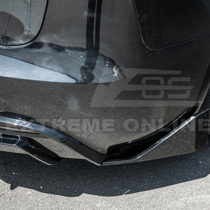 2024-Up Tesla Model 3 Track Style Rear Bumper Diffuser Lip