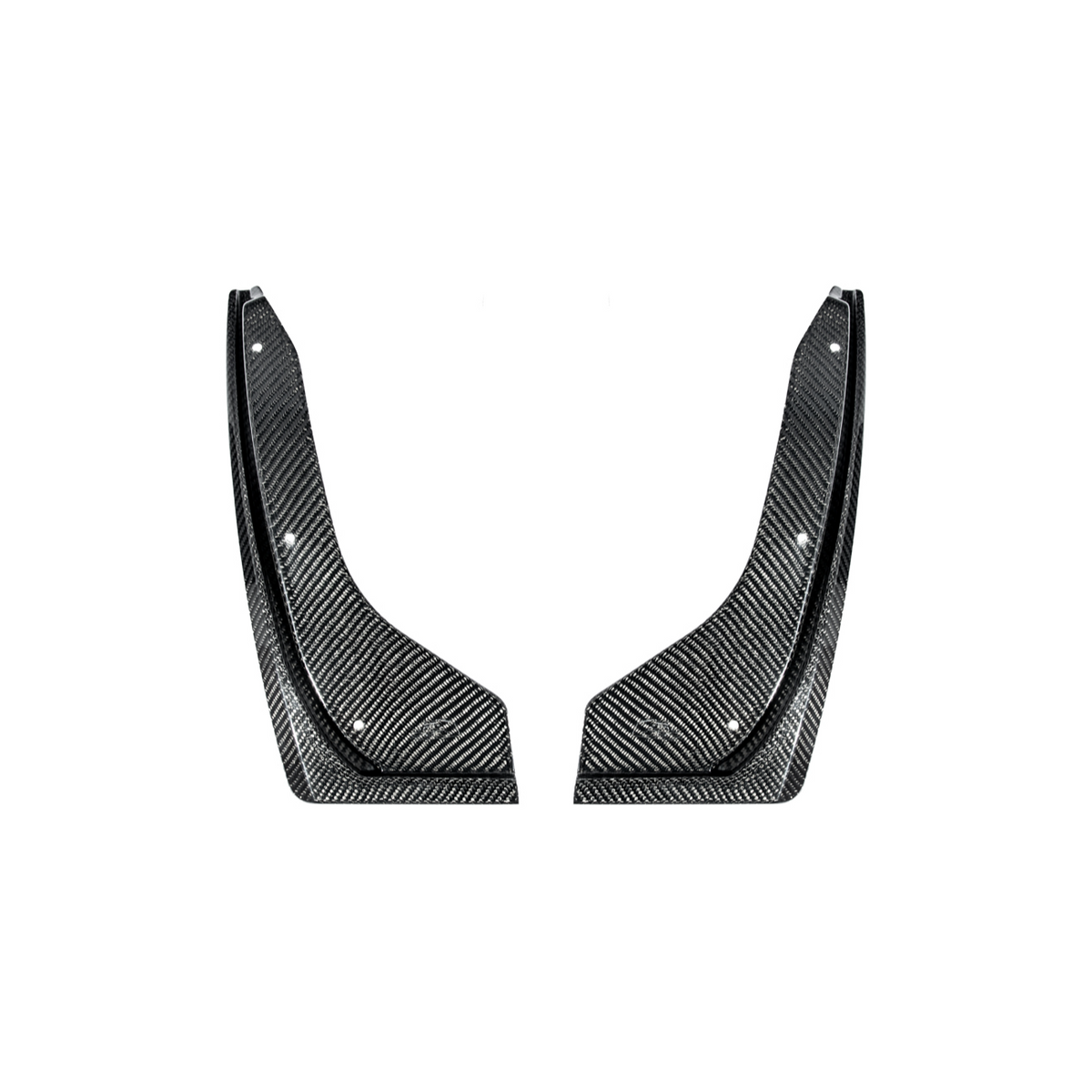 2020-2026 Cadillac CT4 & CT4-V Blackwing | Carbon Fiber Mud Flaps Splash Guards