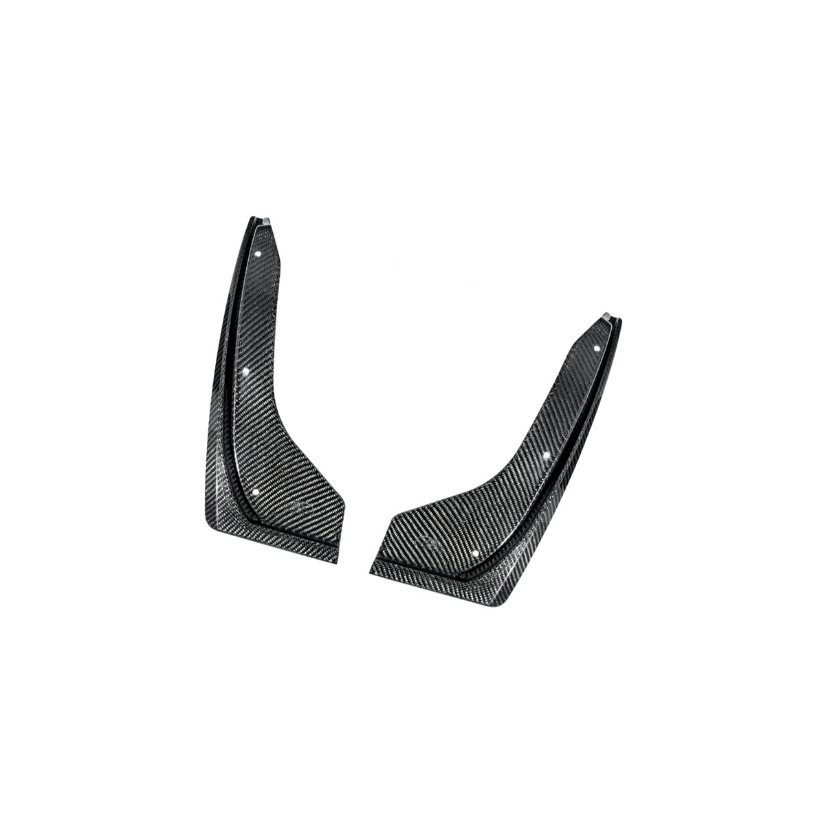 2020-2026 Cadillac CT4 & CT4-V Blackwing | Carbon Fiber Mud Flaps Splash Guards