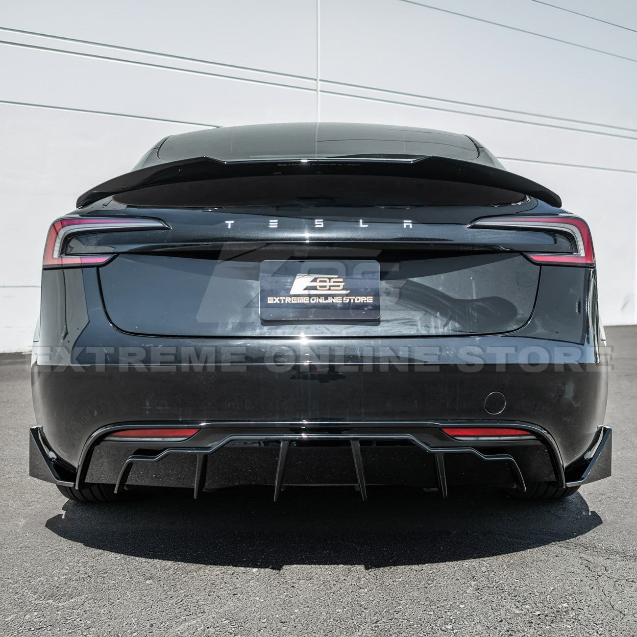 2024-Up Tesla Model 3 Track Style Rear Trunk Wing Spoiler