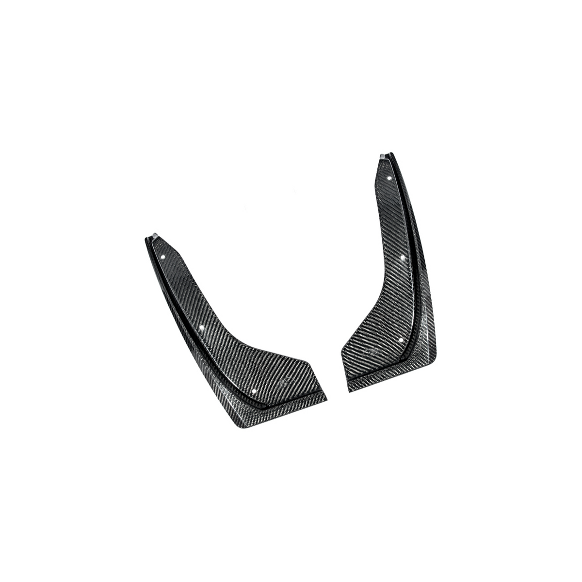 2020-2026 Cadillac CT4 & CT4-V Blackwing | Carbon Fiber Mud Flaps Splash Guards