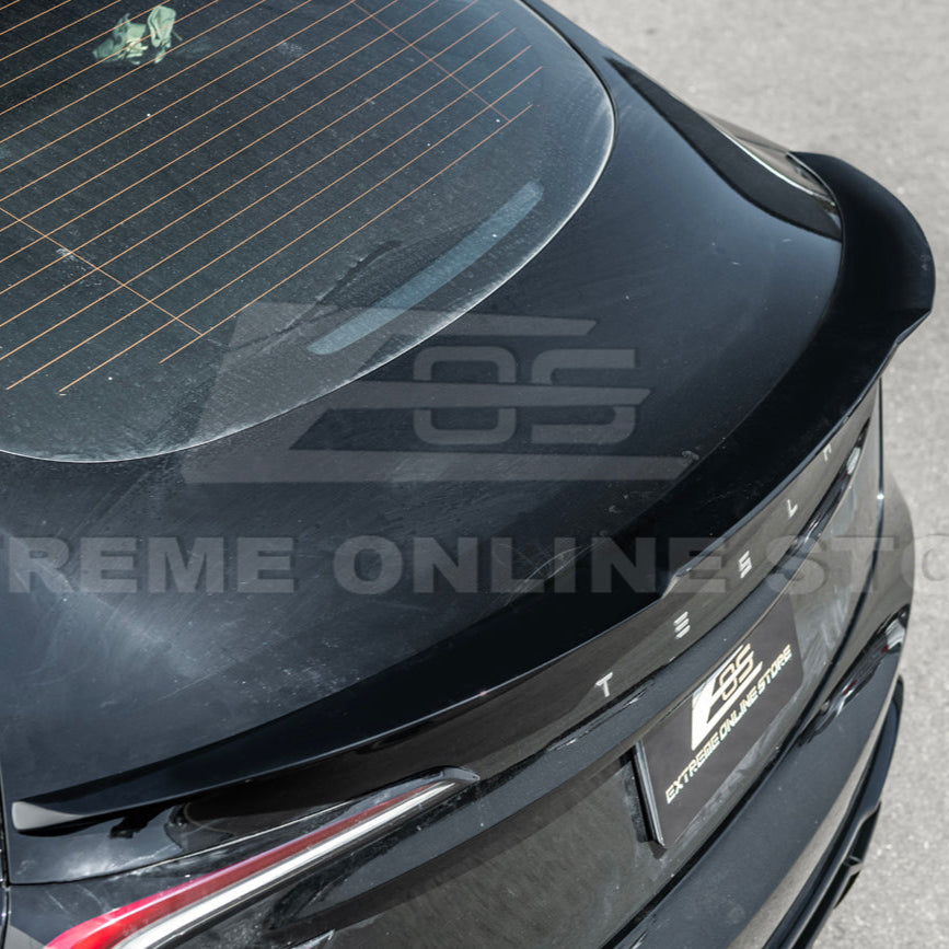 2024-Up Tesla Model 3 Track Style Rear Trunk Wing Spoiler