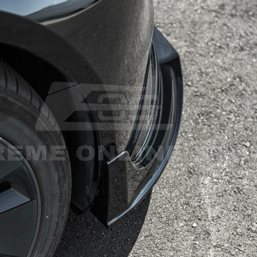 2024-Up Tesla Model 3 Track Style Front Lip Splitter