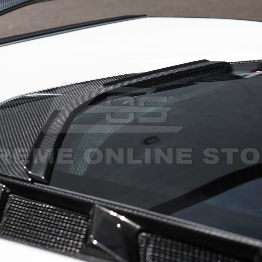 Chevrolet Corvette C8 DRY CARBON FIBER Rear Window Hatch Deck Lid Spoiler